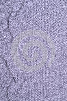 Gray knitted yarn background