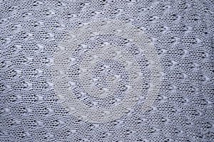 Gray knitting wool texture