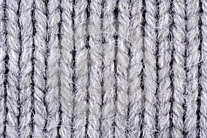 Gray knitting wool texture