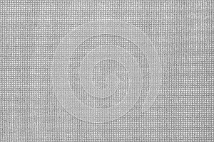 Gray material texture checkered light gray textured fabric background close-up