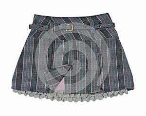 Gray miniskirt
