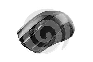 Gray modern computer wireless mouse.