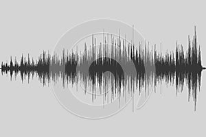 Musical equalizer. Sound wave. Radio frequence. Vector illustration.