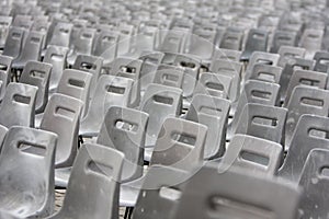 Gray and old chairs