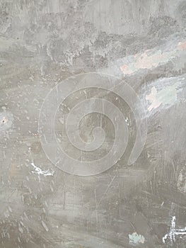 Gray paint old cracked background, wall background