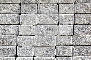 Gray Paver Wall