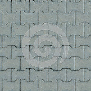 Gray Paving Slabs. Seamless Texture.