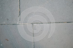 Gray Paving Slabs, Sidewalk Coverage. Seamless Tileable Texture.