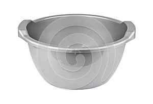 Gray plastic basin