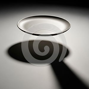 Emphasizes the play of light and shadow, highlighting the smooth texture and