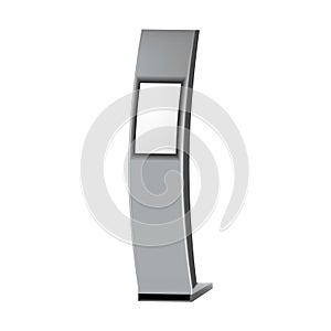 Gray POS POI Outdoor/Indoor Solo 3D Advertising Display