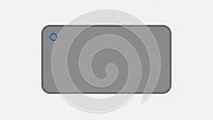 Is minimalistic with a smooth texture emphasizing simplicity and functiona