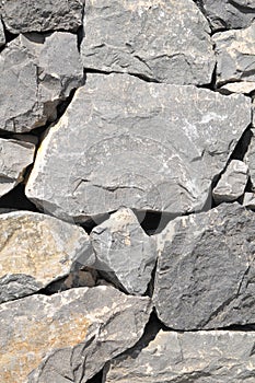 Gray Rock Ancient Wall