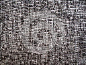 gray rough natural fabric for textile background