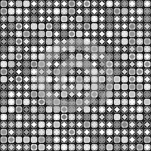 Gray seamless pattern. Abstract mosaic of the squares.