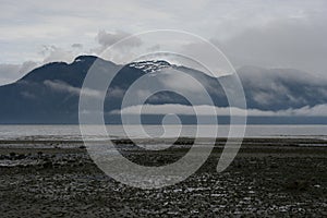 Gray Skies in Southeastern Alaska Landscape