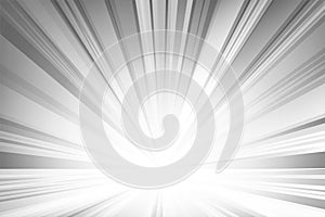 Gray smooth light lines abstract background. Vector illustration