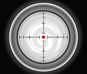 Gray sniper target