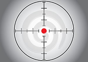 Gray sniper target. photo