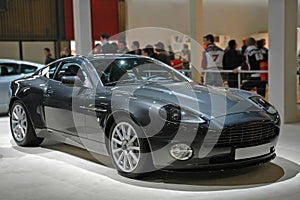 Gray sport car photo