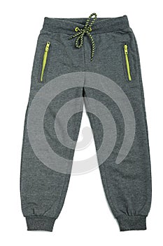 Gray sports pants