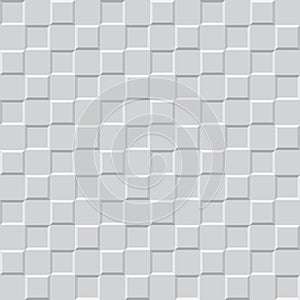 Gray square pattern - vector seamless background