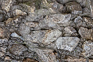 Gray stone background folded wall protection pattern solid and weathered