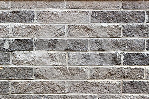 Gray stone bricks wall texture. Abstract stone brick background