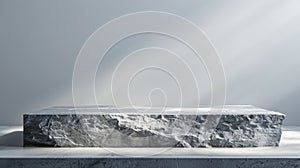 The Gray Stone Slab.AI generated image