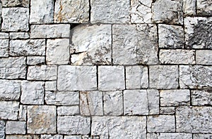 Gray stone wall