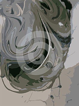 Gray textural acrylic background splashes photo