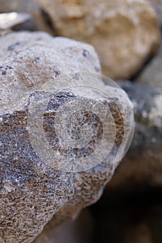 Gray texture surface of the stone