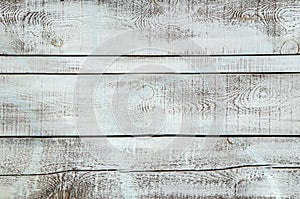 Gray Vintage wooden background, textured boards. Old painted wood wall, horizontal planks. brushing