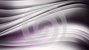 Gray-violet gradient background with wavy lines.