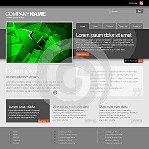 Gray Website Template
