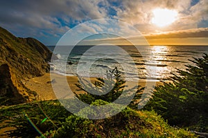 Gray Whale Cove Beach California