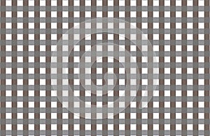 Gray and white gingham pattern teblechloth.Vector illustration