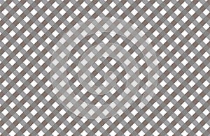 Gray and white gingham pattern teblechloth.Vector illustration