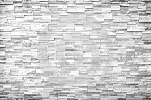 Gray and white slate stone wall abstract patterns for texture or background
