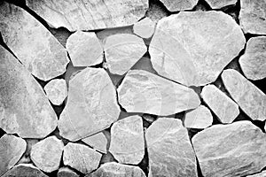 Gray or white stone texture nature pattern on concrete wall abstract for background