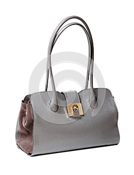 Gray woman's handbag