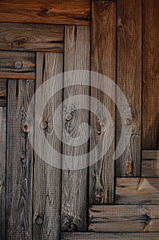 Gray wood, old boards, planks background texture