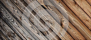 Gray wood planks, old wooden boards background texture