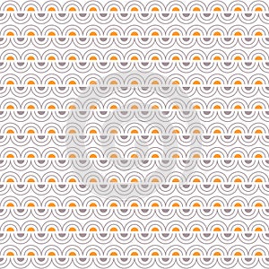 Gray and yellow seamless pattern