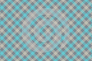 Grayblue check diagonal fabric texture background seamless pattern