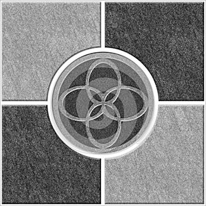 Abstract Geometric Tile Design