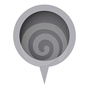 grayscale circle chat bubble icon