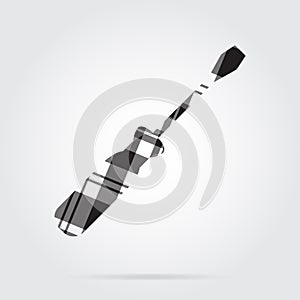 Grayscale tartan isolated icon - screwdriver