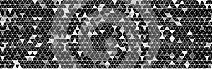 Grayscale triangle abstract pattern photo