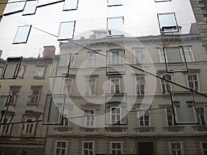 Graz austria buiulding reflection on modern house